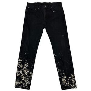 REFRESHED - Levi's 502 Denim Custom Bleached Black Size 34 x 32
